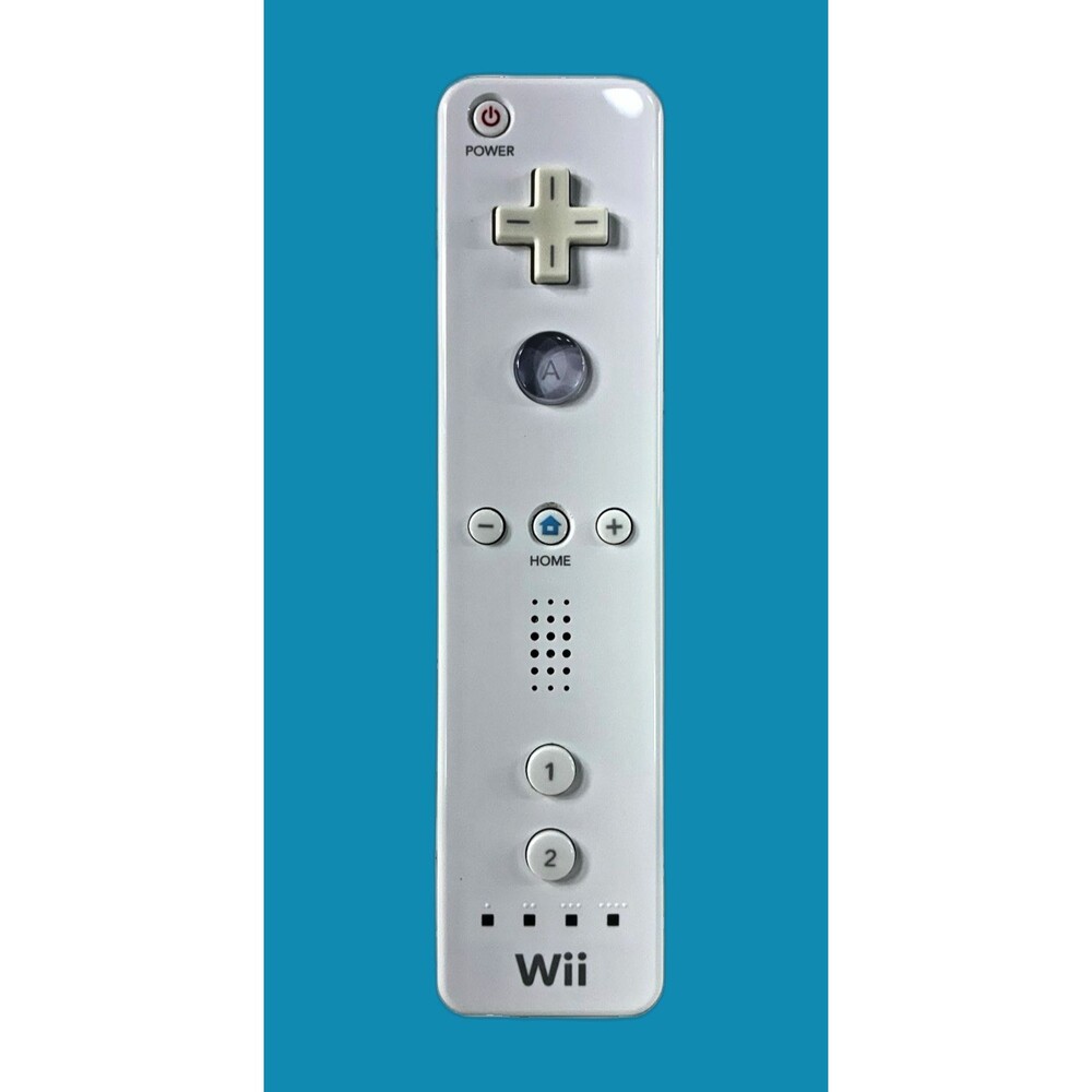Nintendo Wii Remote RVL-003 White Motion Controller with Wrist Strap Tested